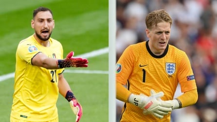 Donnarumma y Pickford en la Eurocopa 2020