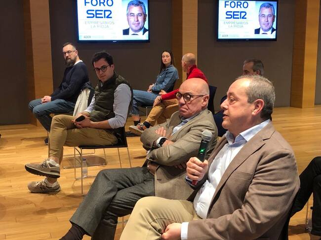 Abel Royo, responsable de Transportes Royo, en el Foro SER Empresarios La Rioja
