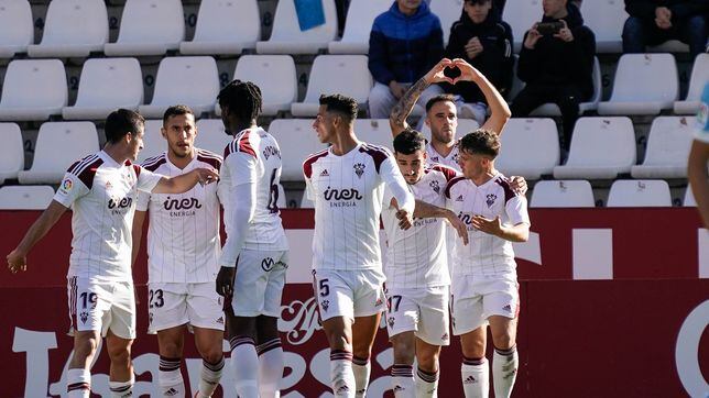 18/12/22 Partido Segunda División Liga Smartbank, entre Albacete - UD Ibiza gol HIGINIO ALEGRIA