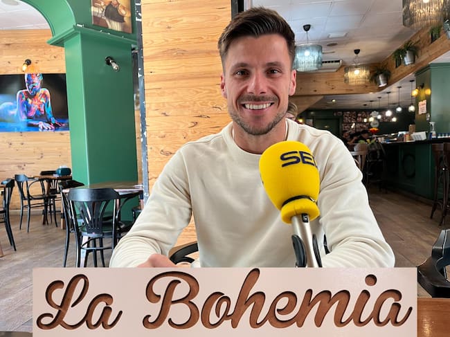 Pablo Carbonell, jugador del Alcoyano en La Bohemia