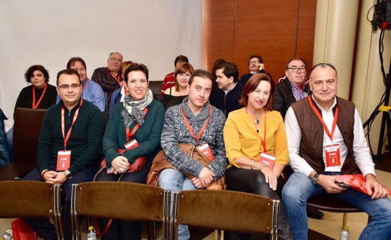 Militantes socialista en el congreso celebrado este fin de semana