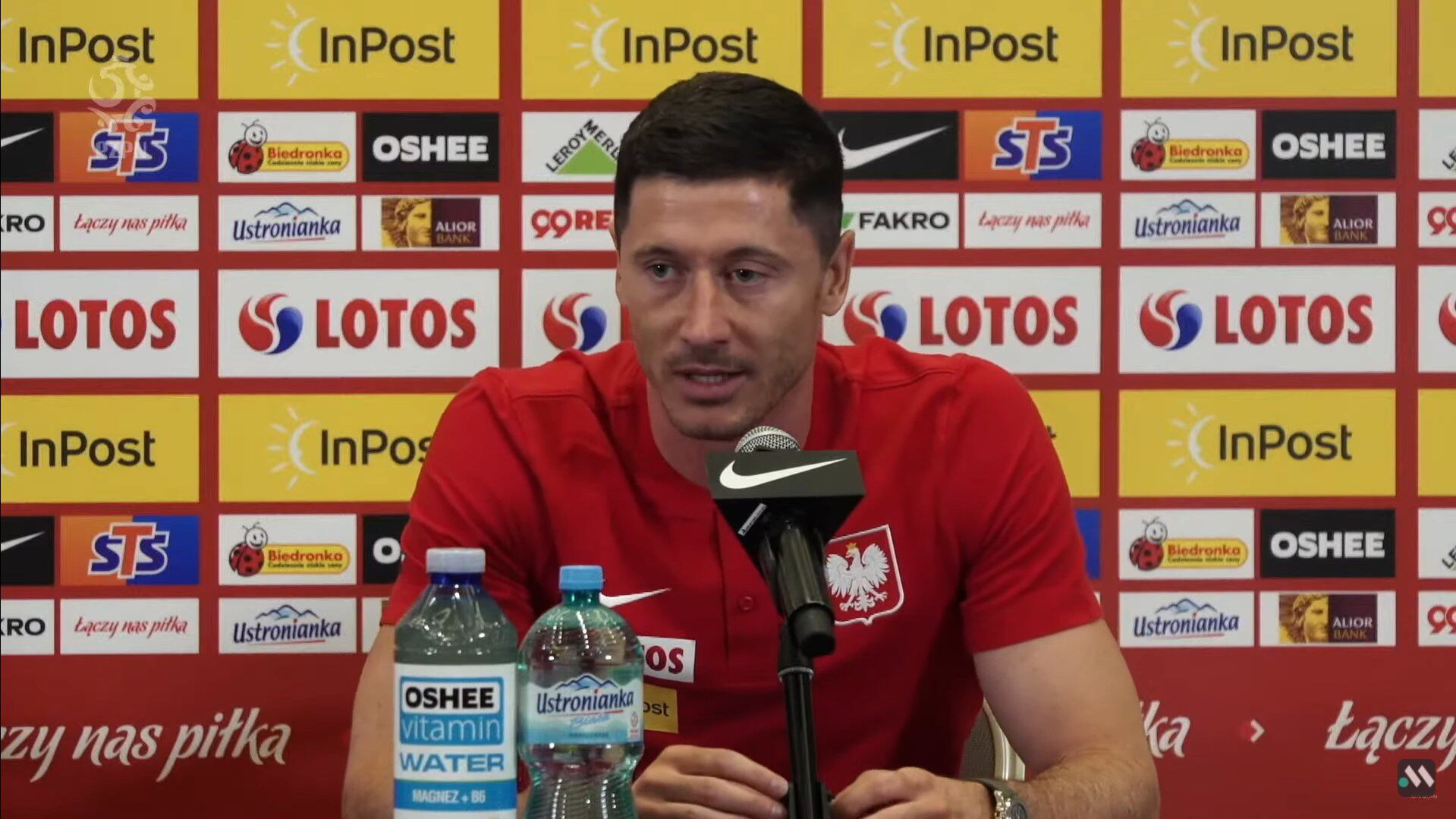 Robert Lewandowski, delantero de la selección polaca