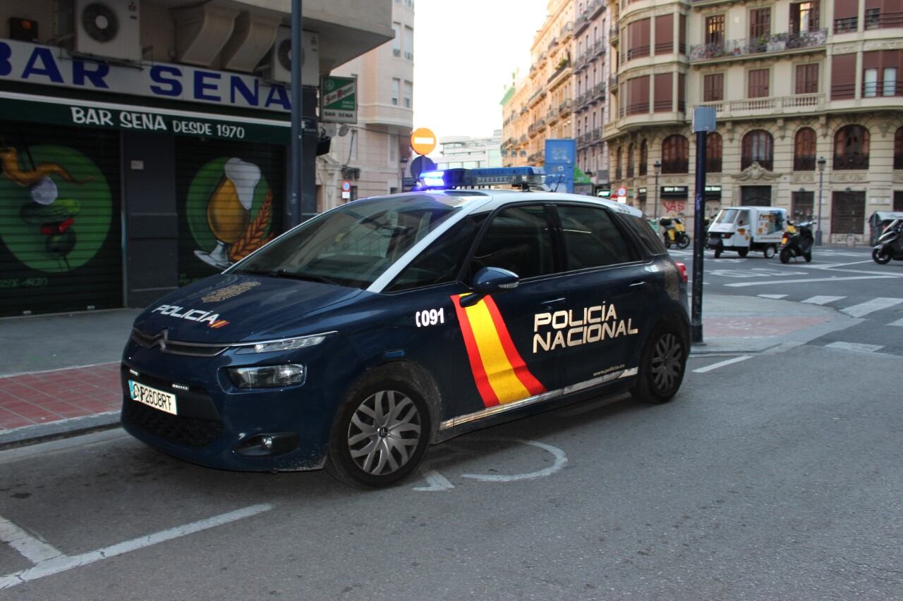 Foto de archivo de Policía Nacional en València