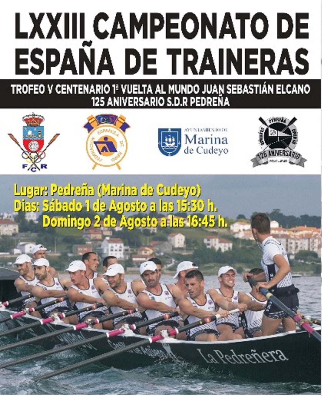 Cartel del LXXIII Campeonato de España de Traineras