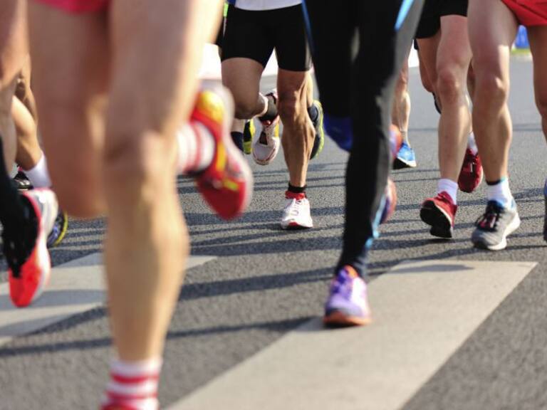 Imagen de archivo de una prueba de atletismo popular