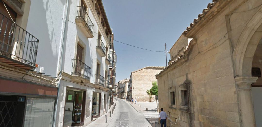 Calle San Francisco de Baeza.