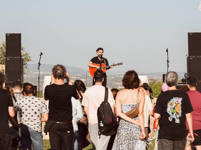 Jero Romero en Bodega LAUS - PolifoniK Sound 2025 - Fotografía Jal Issa.