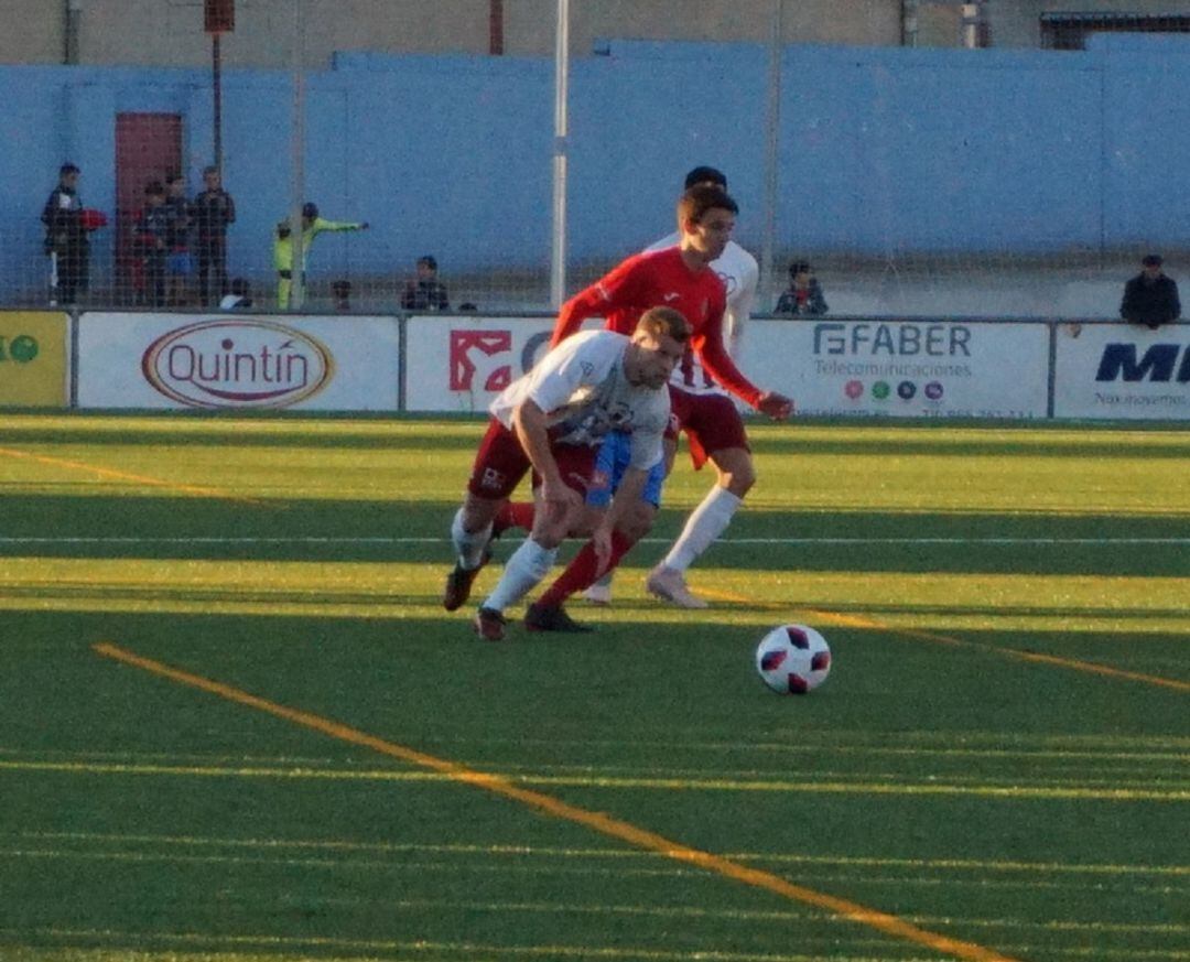 Pablo Carrascosa tuvo dos ocasiones muy claras con el 1-0 en el marcador