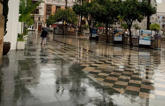 Lluvia en Algeciras