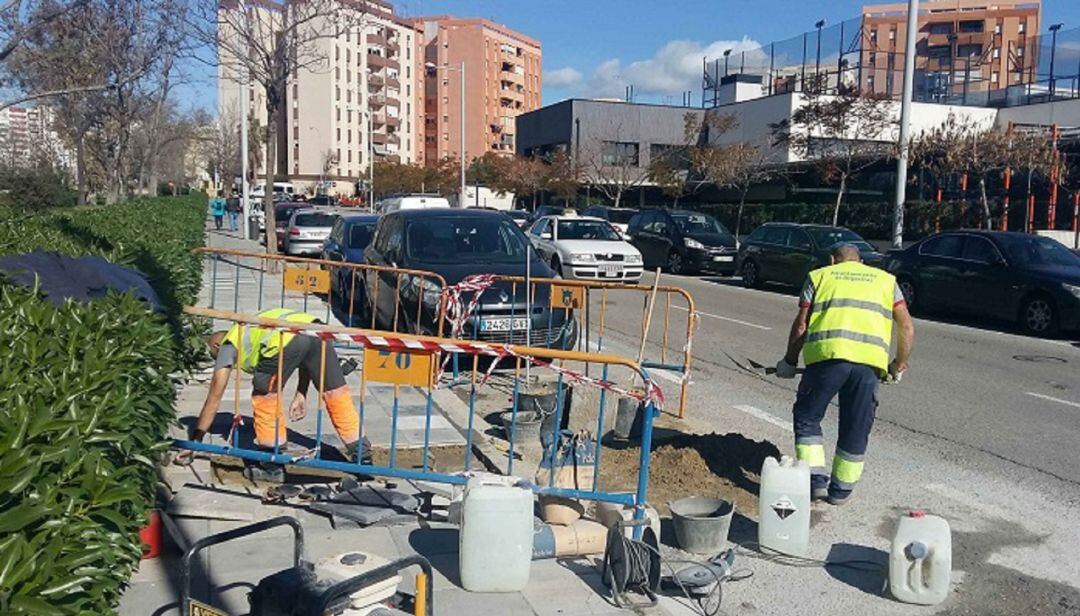 Obras en Algeciras.