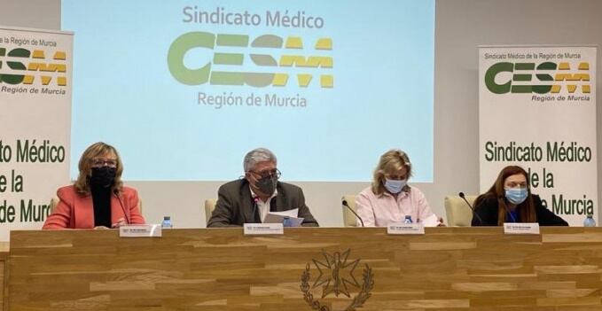 Rueda de prensa del Sindicato Médico en la Región de Murcia