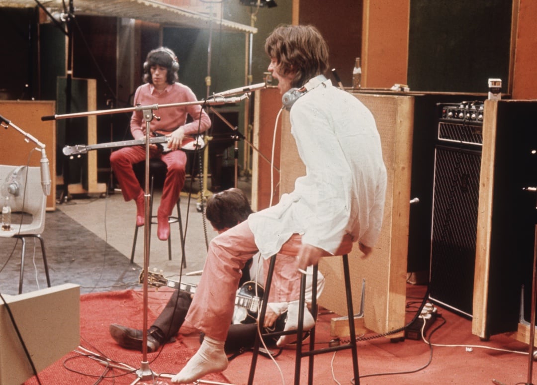 Keith Richards y Mick Jagger durante la grabación de &#039;Sympathy For The Devil&#039;