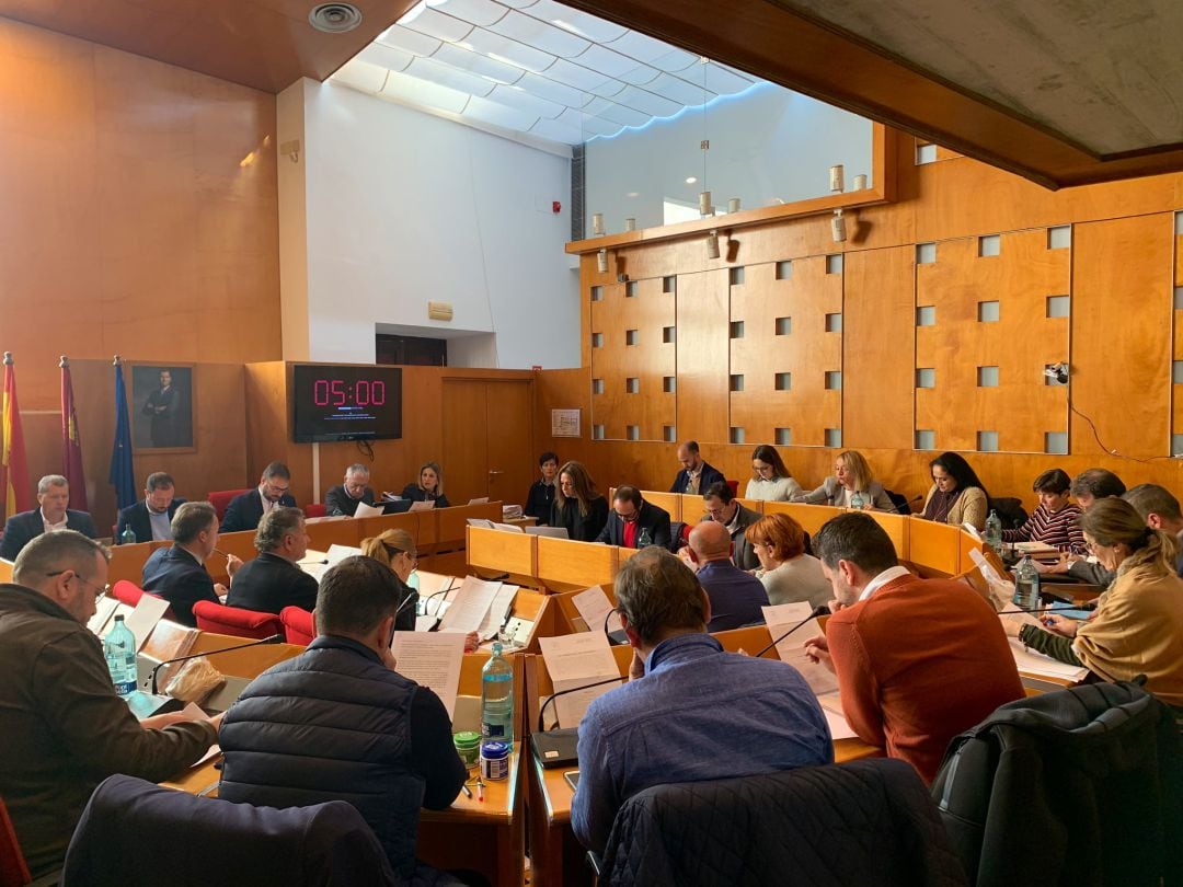 Pleno municipal en Lorca