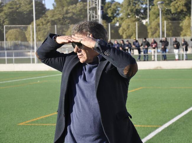 Nene Montero durante un partido en La Granja