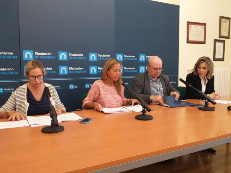 Integrantes del Servicio de Cultura de la Diputación de Palencia