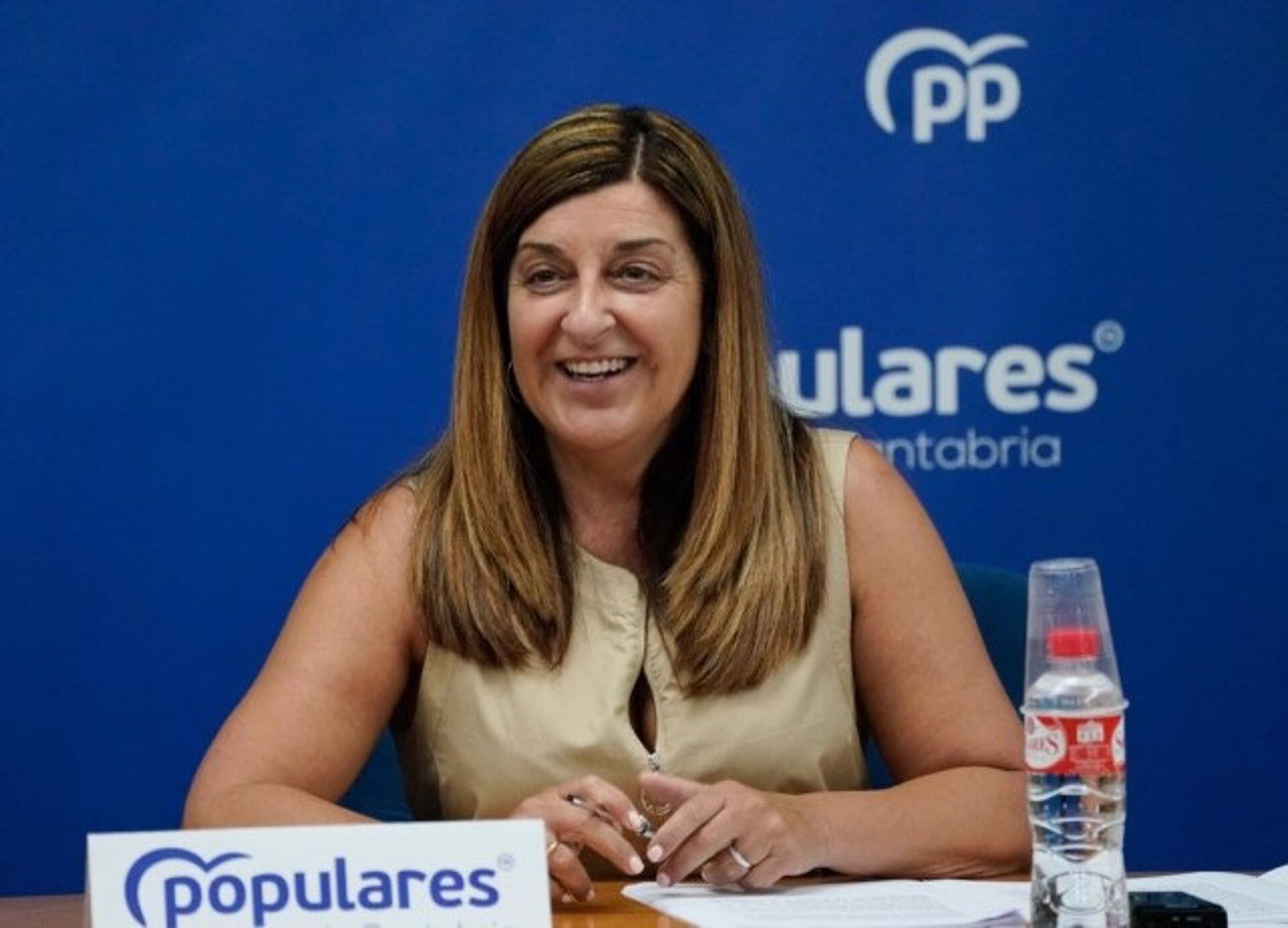 María José Sáenz de Buruaga, presidenta del PP de Cantabria