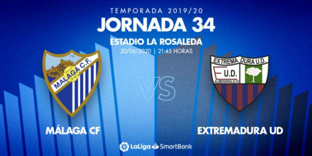 El Málaga ante el Extremadura