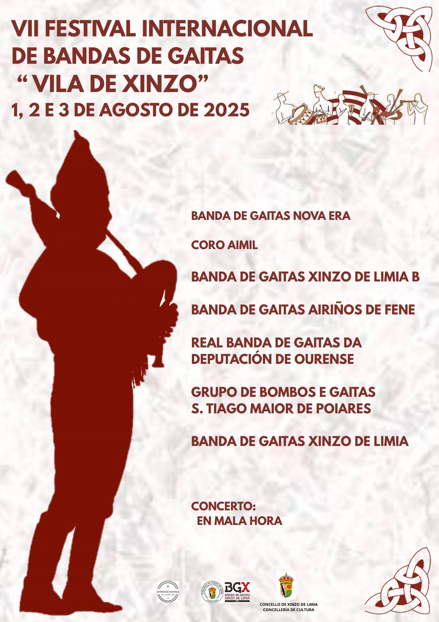 Cartel do Festival de Gaitas &quot;Vila de Xinzo&quot;