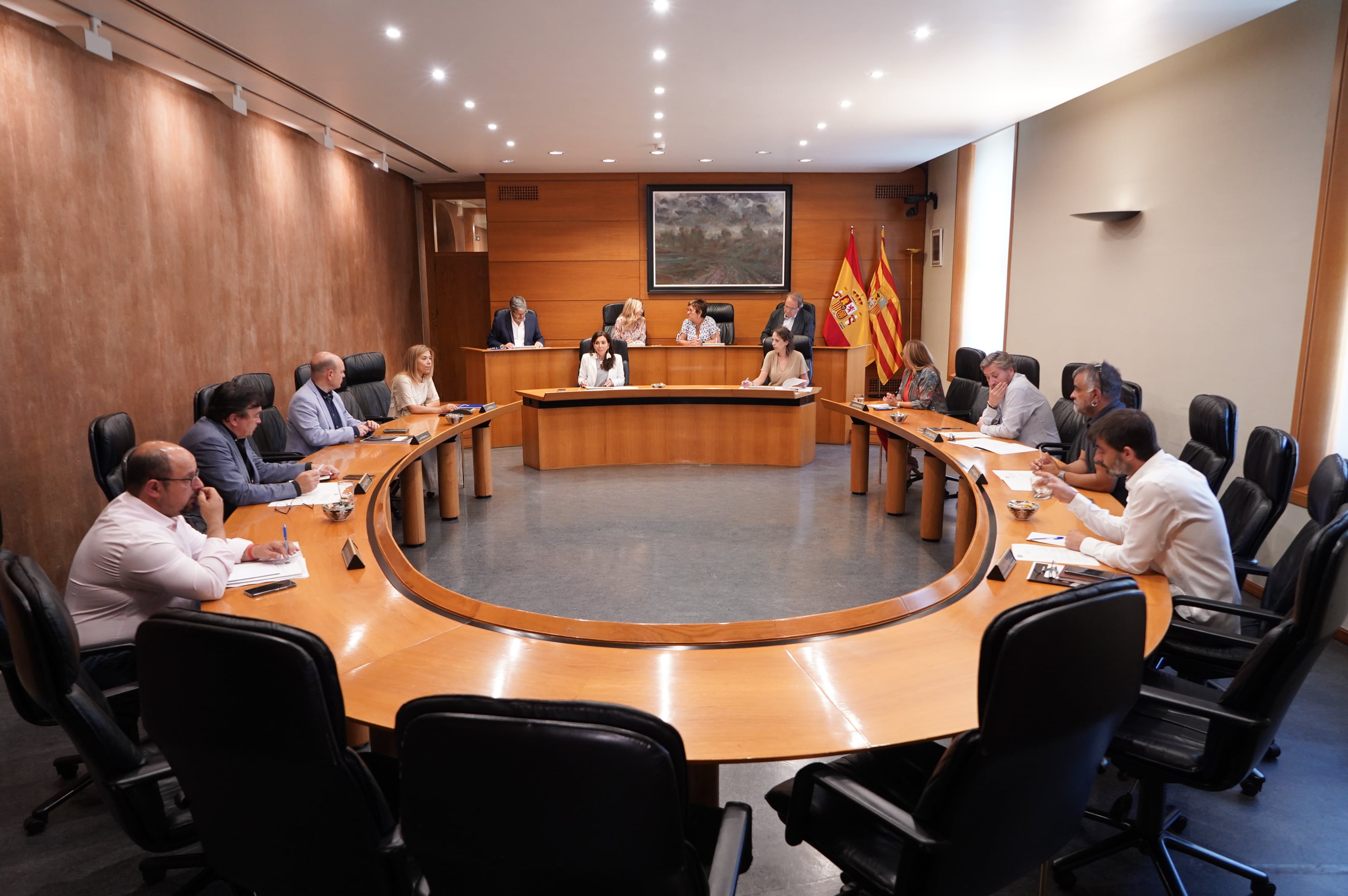 Reunión de la Mesa de las Cortes y la Junta de Portavoces de las Cortes de Aragón (agosto 2023)