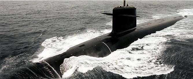 &#039;Le Triomphant&#039;, el submarino nuclear francés que chocó contra uno británico.