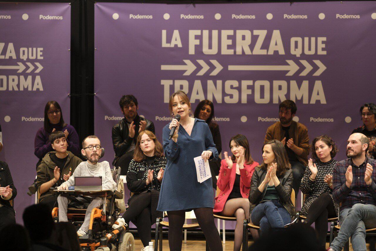 La candidata de Podemos al Gobierno de Aragón, Maru Diaz // PODEMOS ARAGÓN