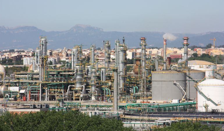 Panoràmica del polígon químic. 