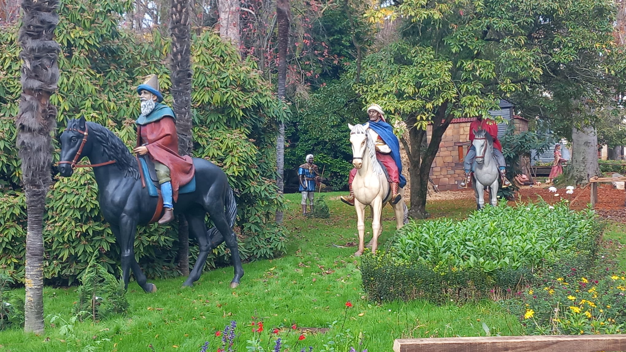 Belén del Parque de la Florida, en Vitoria.