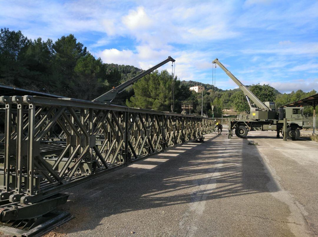 Puente provisional militar 