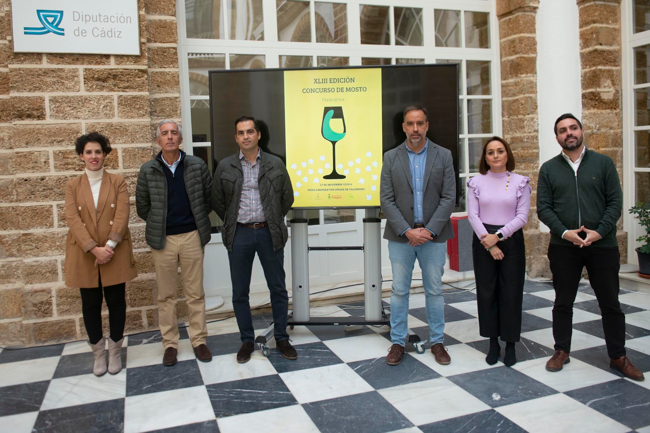 Presentación en la Diputación de Cádiz del Concurso de Mosto y el Concurso de Cocina de Trebujena / EP