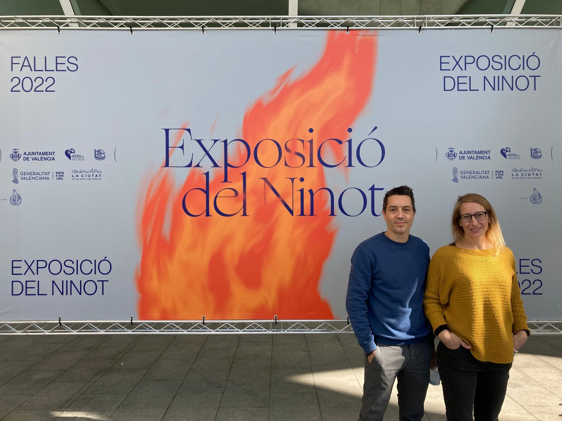 Els dissenyadors alcoians Raül Climent i Elisa Gómez són els autors del cartell de les Falles de València de 2022.