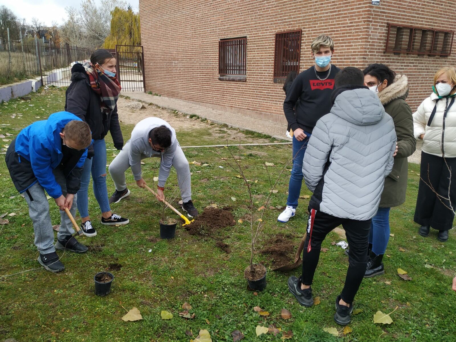 Momento de uno de los proyectos incluídos en el programa municipal Jardines de Biodiversidad.