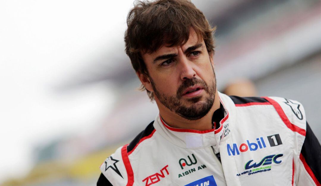 Fernando Alonso, en el circuito de Fuji.