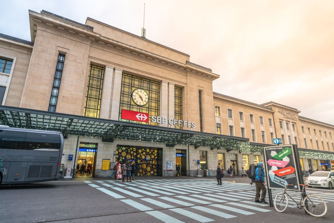 Estación central de Ginebra, lugar donde ha sido detenido el presunto autor de la muerte, en una imagen reciente