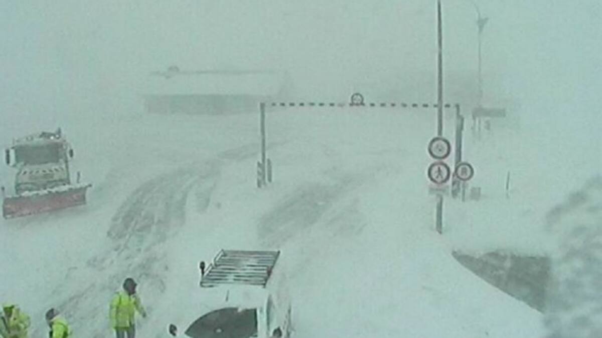 Alto riesgo de aludes en el Pirineo