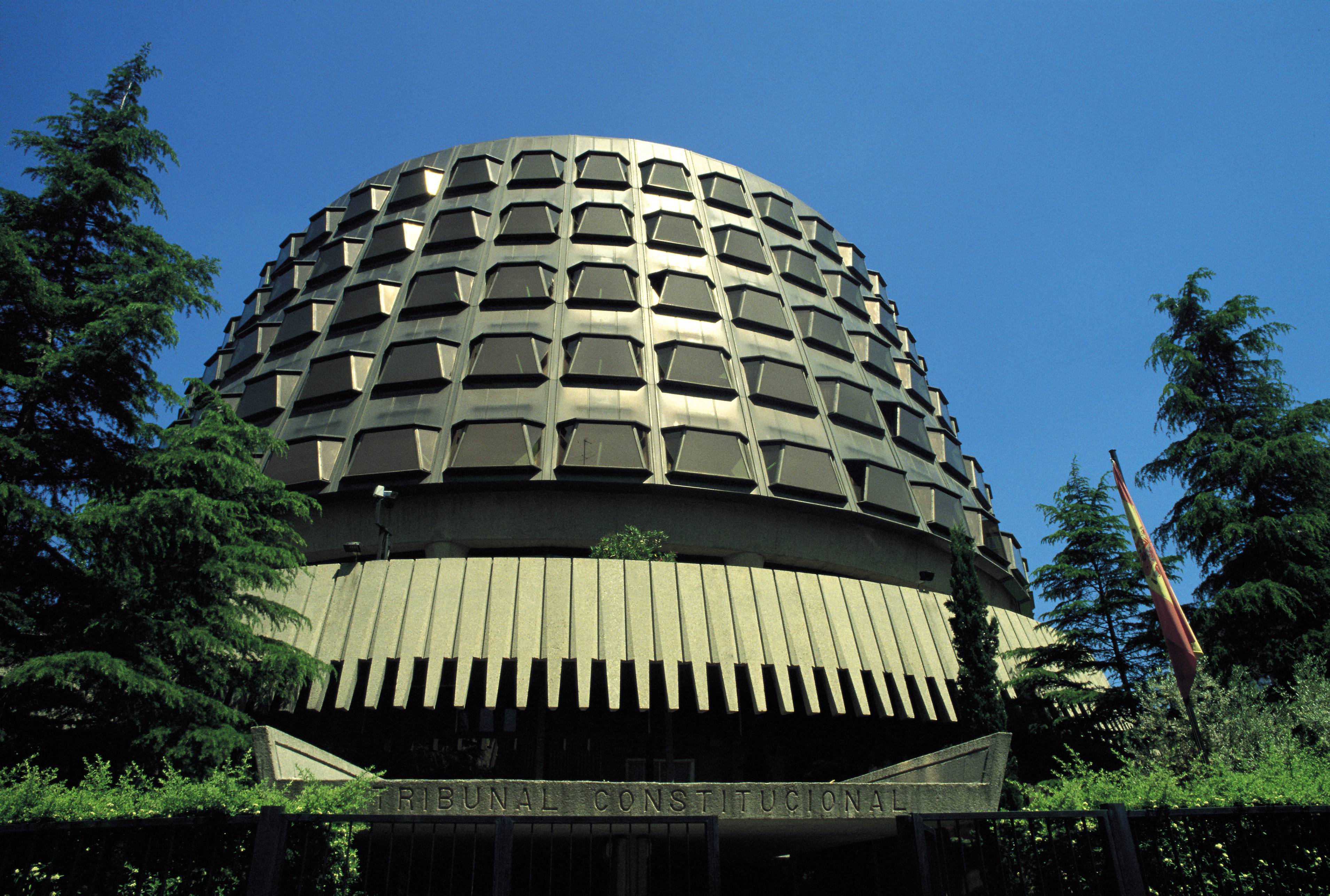 Foto de archivo del edificio del Tribunal Constitucional.