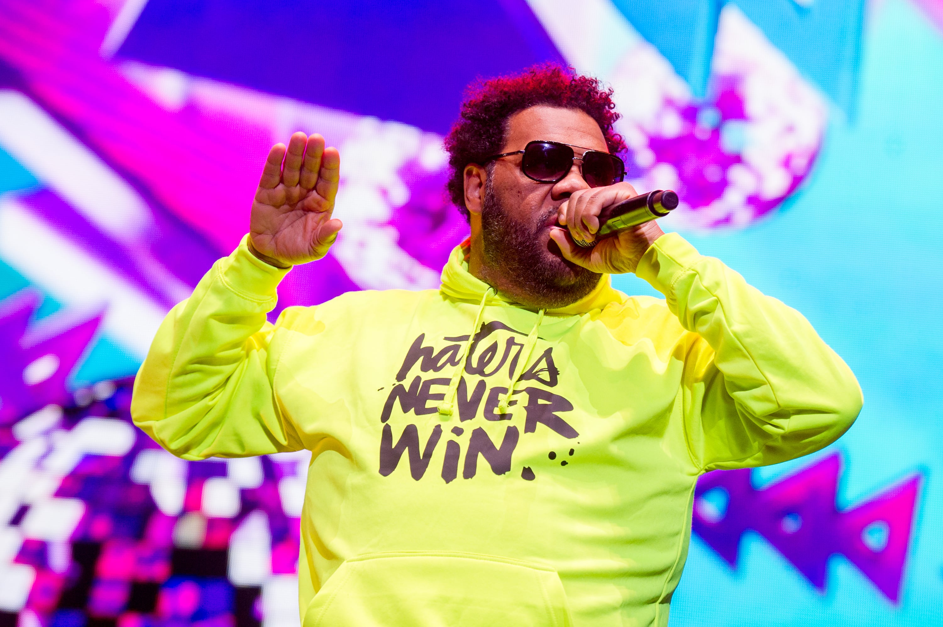 Fatman Scoop durante un concierto. Archivo.