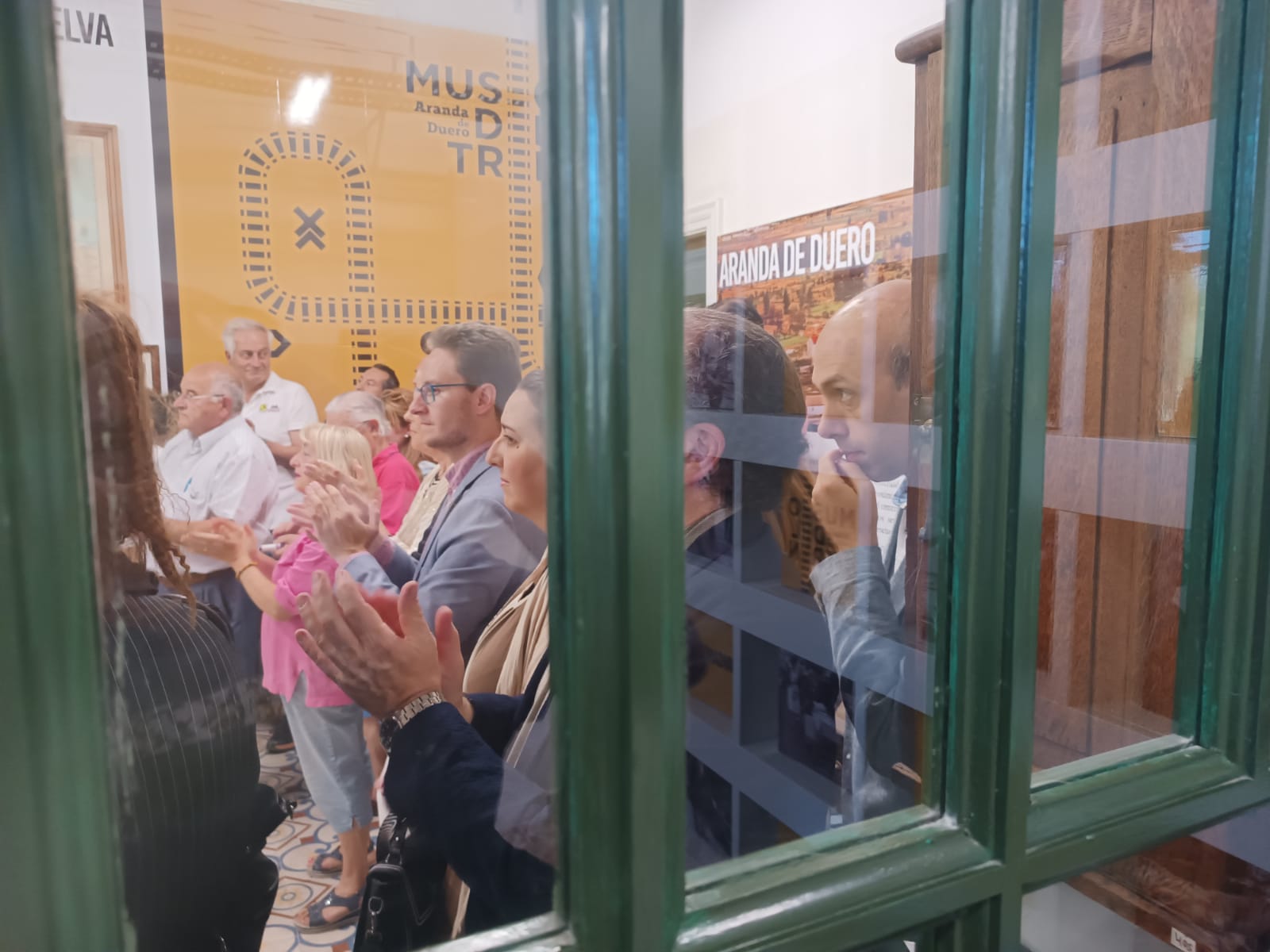 Acto de presentación del reabierto Museo del Tren en Aranda de Duero