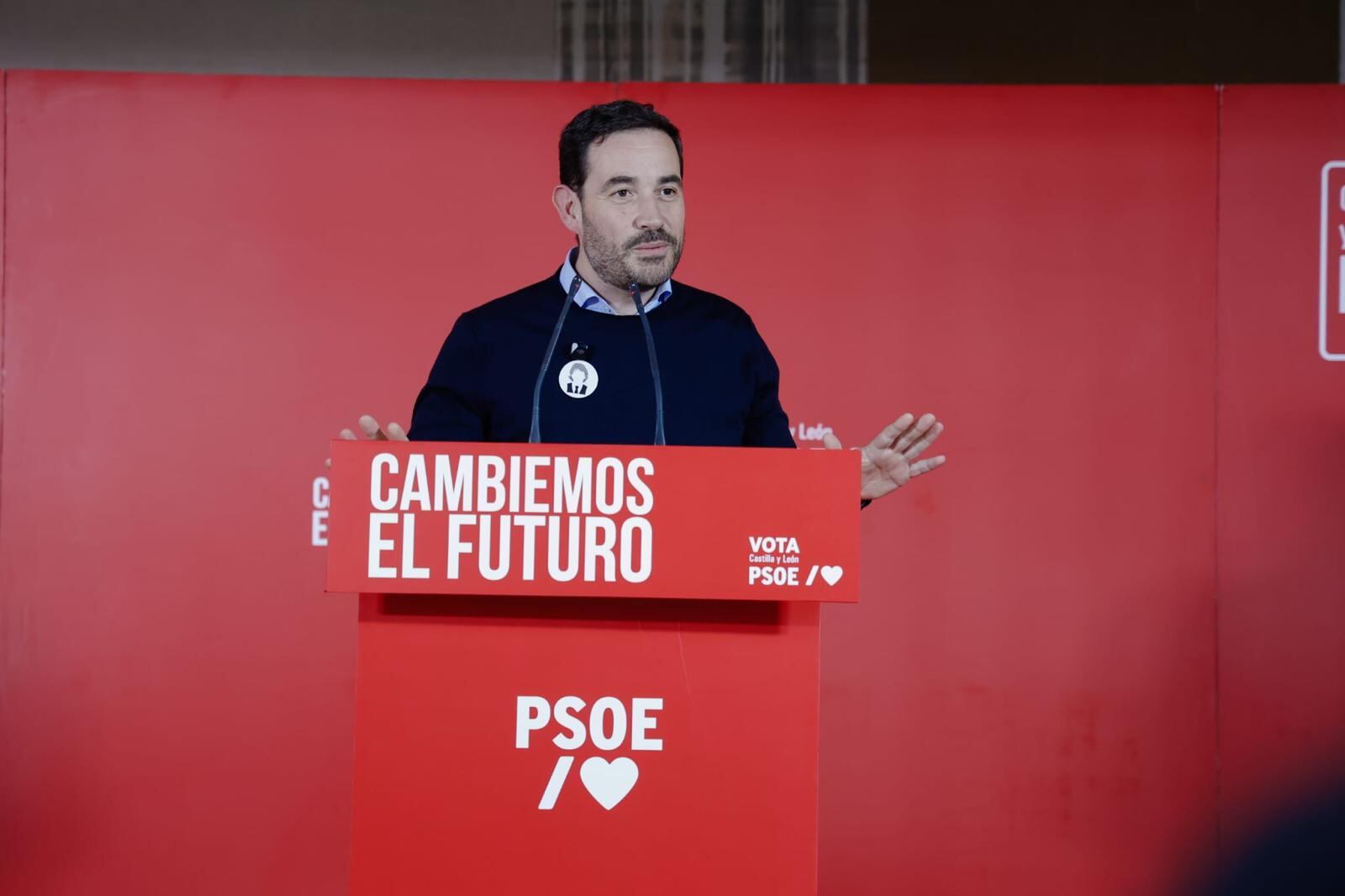 Miguel Ángel Blanco, candidato del PSOE a las Cortes de Castilla y León por Palencia