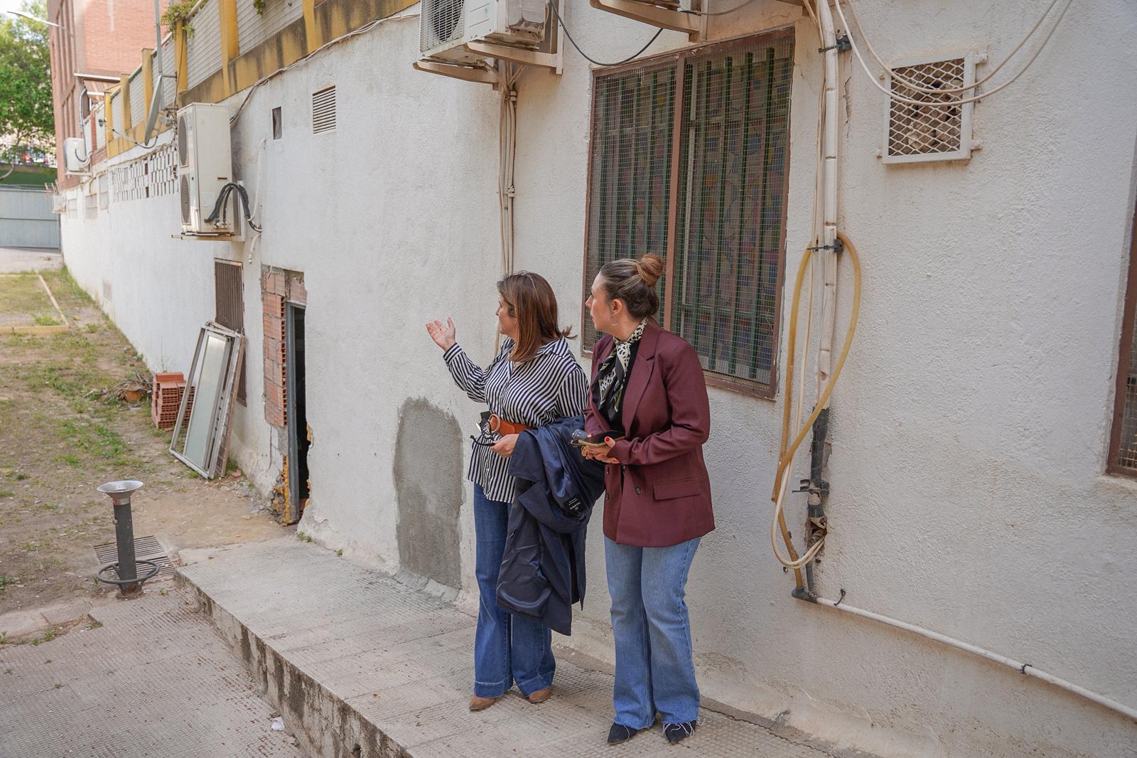 María Teresa Ortega, edil de Participación Ciudadana, en el local social de La Viña