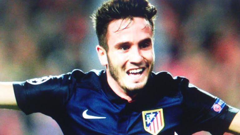 El ilicitano Saúl Ñíguez celebra un gol con el Atlético de Madrid