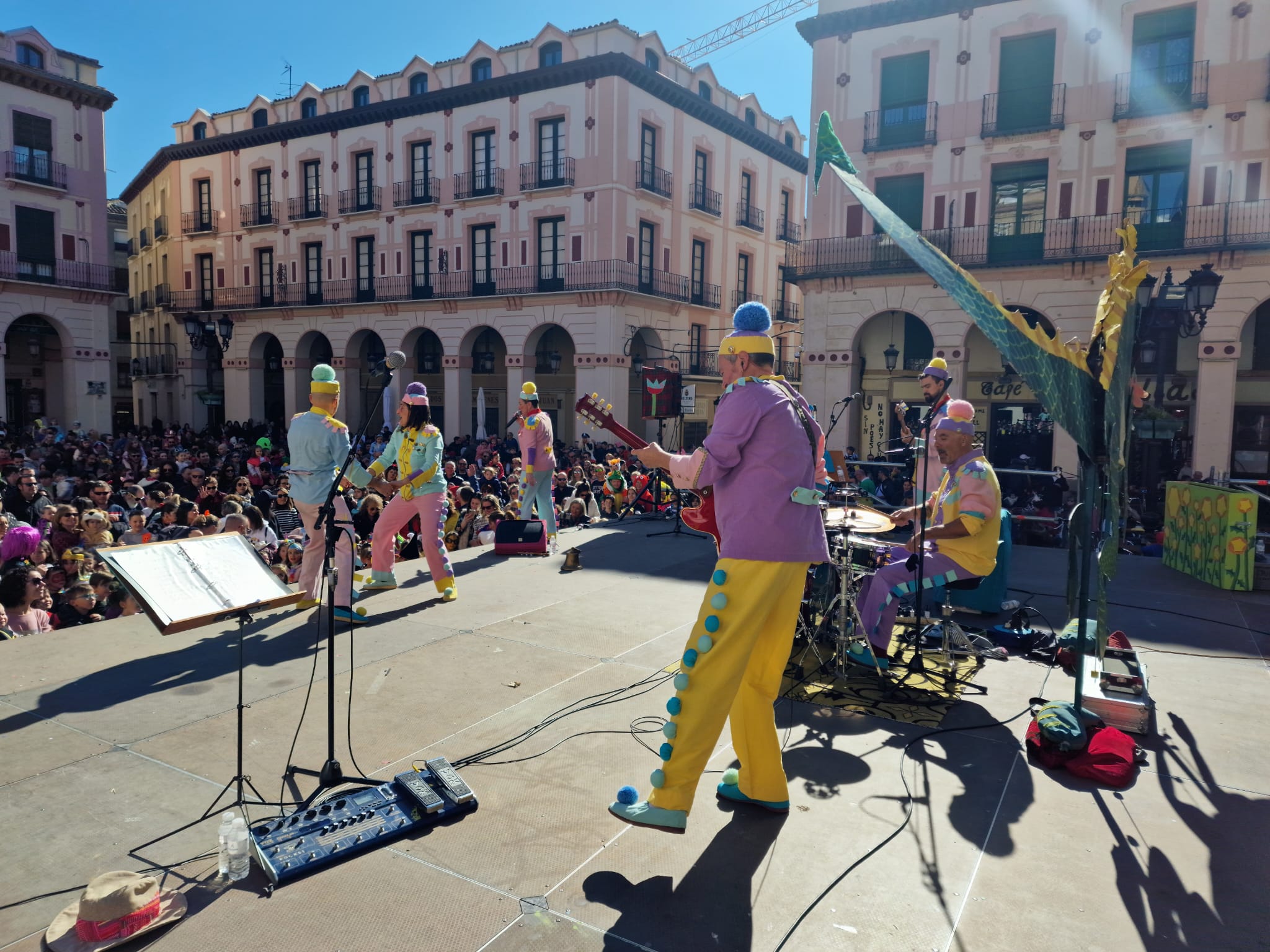 Imagen de archivo de un espectáculo de los Titiriteros de Binéfar en la capital altoaragonesa