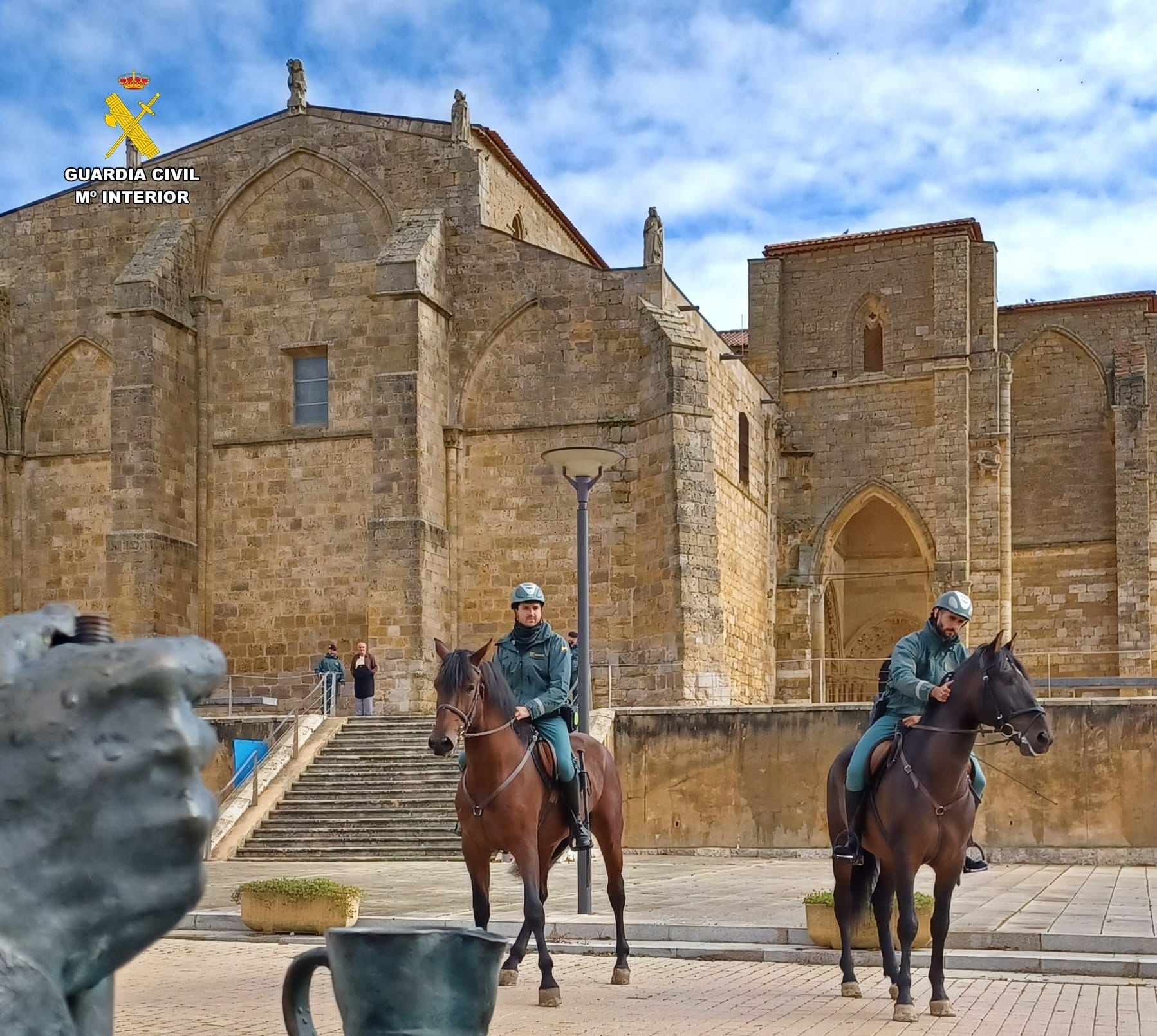 Guardia Civil en el Camino de Santiago palentino