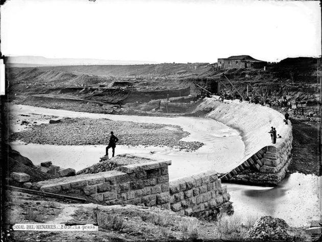 Construcción del canal del Henares.