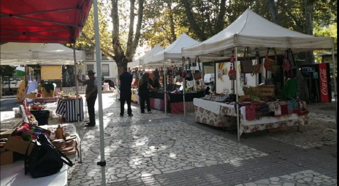 Imagen de archivo de un mercadillo