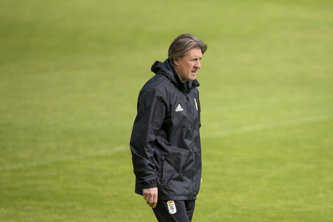 Sergio Egea durante un entrenamiento en El Requexón