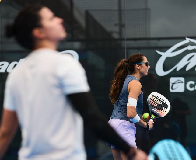 Triay i Brea entrenaven ahir a Cancún per a preparar-se pel torneig.