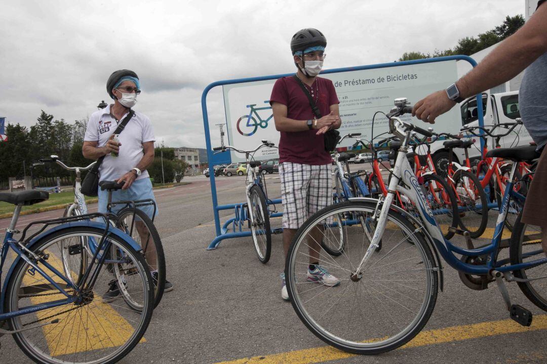 Servicio de prestamo de bicicletas de Camargo.