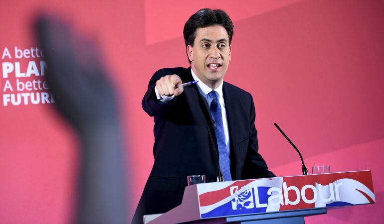 Ed Miliband, lider del partido laborista británico.