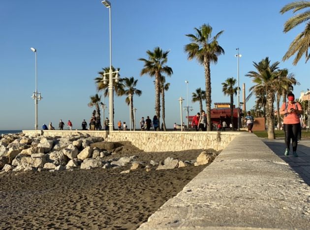 Paseo Marítimo de Málaga este sábado