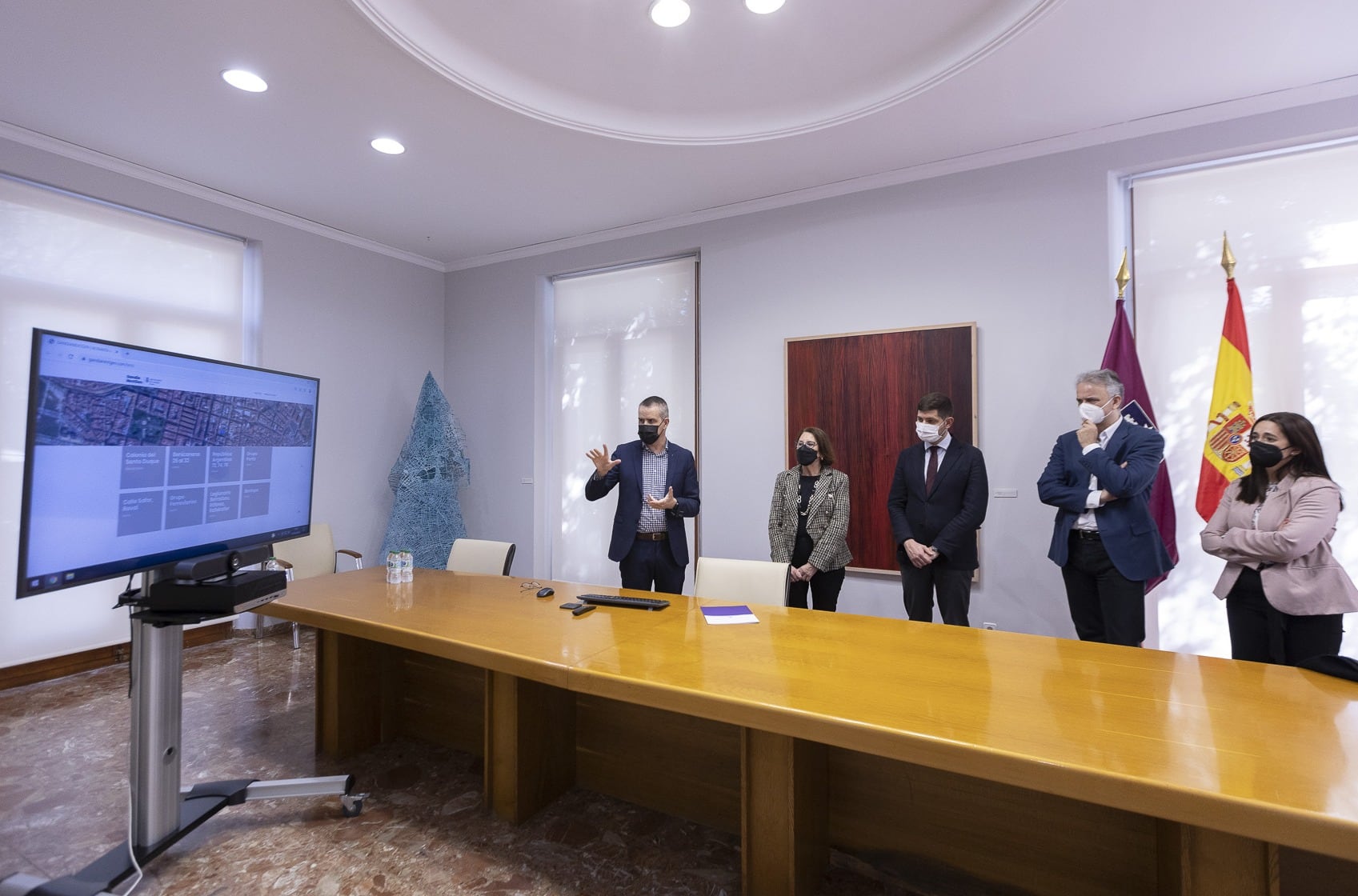 Presentación de la nueva web de proyectos en Gandia